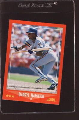 1988 SCORE TRADED #72T DARRYL HAMILTON RC MINT *384813