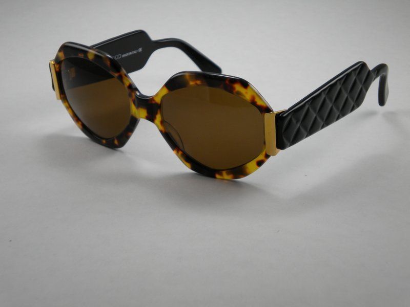 New Womens Roberto Capucci 758 Hexagon Quilted Italian Tortoise Black