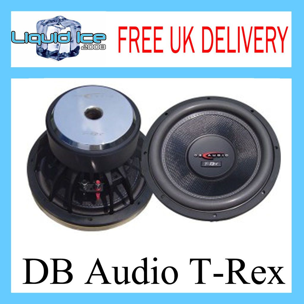 DB AUDIO T REX 10″ 3000 WATT SUBWOOFER SUB 4 LAYER VOICE COIL STEREO