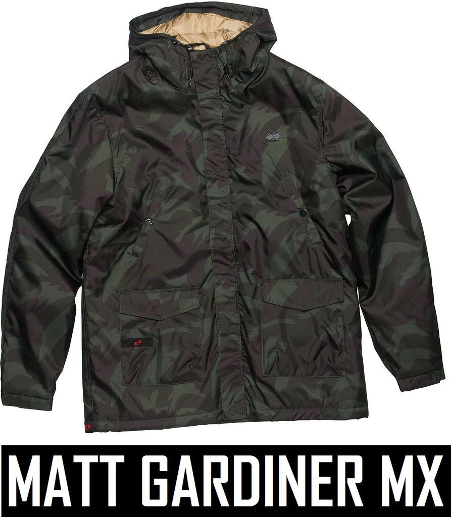 Men Remedy Windbreaker Jacket Coat Dusty Camo Print Motocross MX