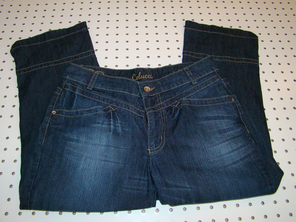 Carlo Colucci La Vita e Dolce Womens Jean Capri Size 28