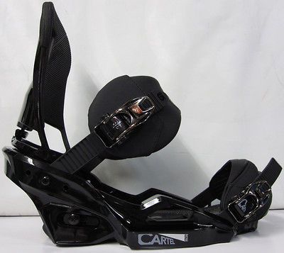 NEW 2013 BURTON CARTEL EST SNOWBOARD BINDINGS ASPHALT BLACK SIZE LARGE