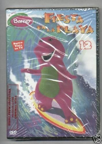 DVD BARNEY FIESTA EN LA PLAYA SEALED IN SPANISH