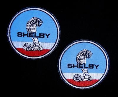 SHELBY FORD MUSTANG COBRA SNAKE CAR RACING JACKET SHIRT PATCH (2*PATCH