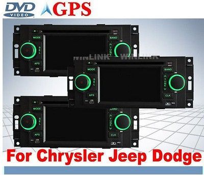 300c Jeep Dodge In Car DVD player GPS Sat Nav Navigation IPOD Stereo
