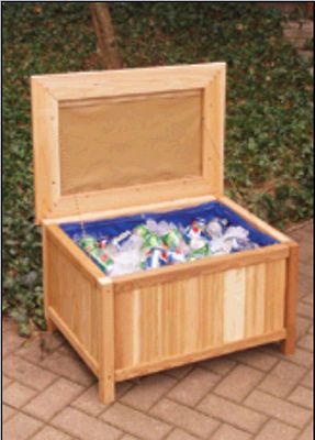 Cedar Creek 2028L Cushioned Storage Bench Ice Chest