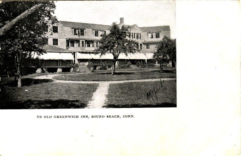 SOUND BEACH CONNECTICUT YE OLD GREENWICH INN PRE 1907