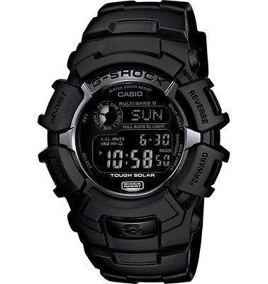 Casio G Shock GW2310FB 1 Black Solar Power Multi band 6 Atomic 200M