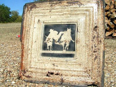 Antique 1800s Ceiling Tin Wall Tile Cowboy Western Art Kitchen