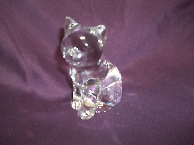 Princess House Pets   CAT   24% Lead Crystal