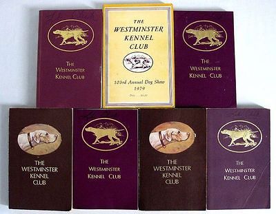 The Westminster Kennel Club Annual Dog Show 1979,1980,1981,1983,1987