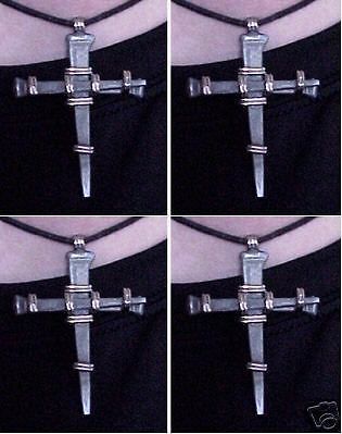 NAIL CROSS Necklaces Easter Valentines day Birthday Graduation Party