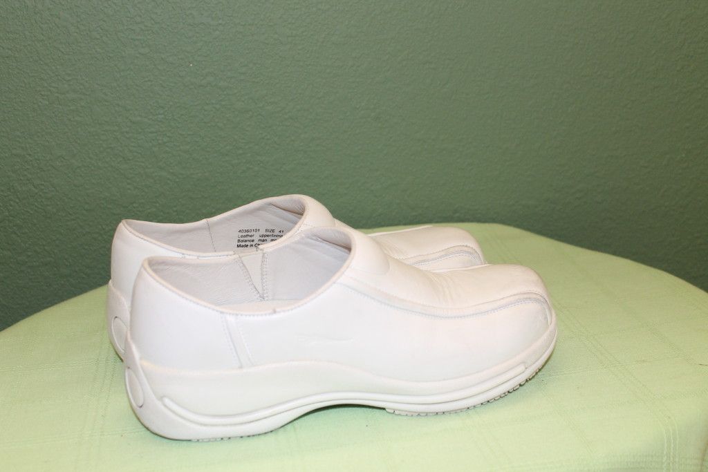 DANSKO WHITE LEATHER CALLA OCCUPATIONAL NURSE WORK SHOES Sz. 10.5   11