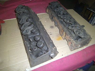 SBC SB Chevy 350 305 STOCK CAST IRON CHEVELLE CORVETTE HEADS HEAD