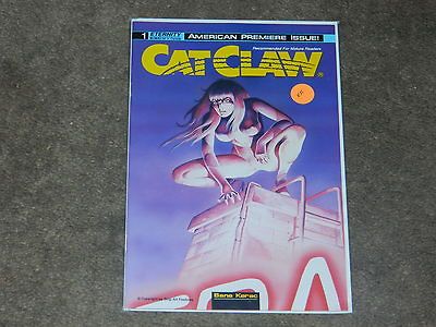 ULTRA RARE 1990 CAT CLAW #1 1ST PRINT MATURE READERS VG+ CONDITION WOW