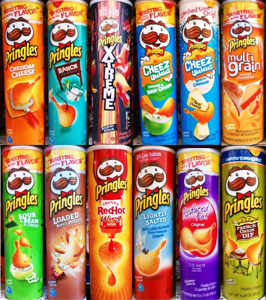 PRINGLES SUPER STACK POTATO CRISPS CHIPS ~ 25 FLAVOR CHOICES