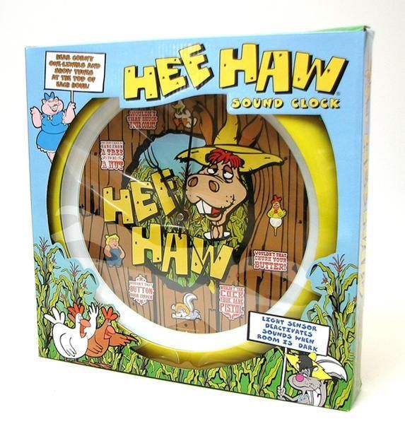 Hee Haw Talking Sound Wall Clock