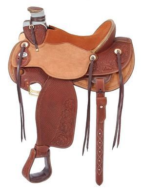 Silver Royal Wade Padded Working Saddle 15 1/2