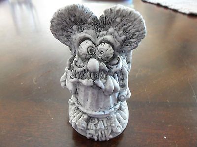 Rat Fink Resin Figure Big Daddy Roth Johnny Ace Monster Art Mint