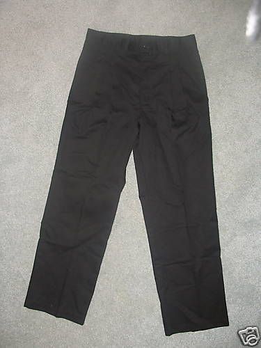 Mens pants flat Navy Chino Cintas 50 52 54 56 58 60 NEW