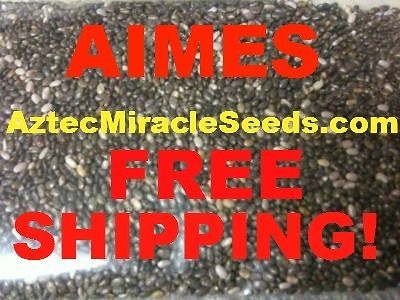 AIMES™ PREMIUM CHIA SEEDS 100% CHEMICAL FREE BEST VALUE = to MILA
