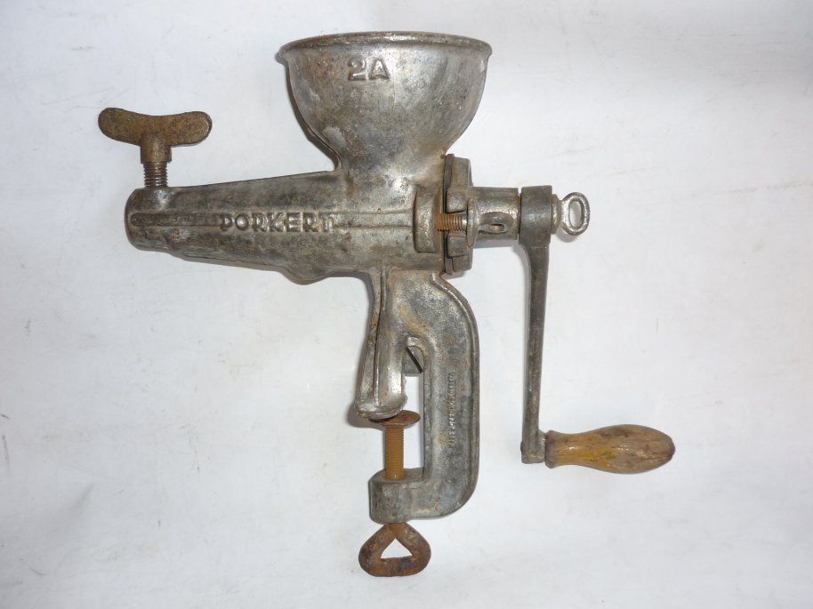 Antique Porkert Fruit Juicer Mill Grinder 1940s