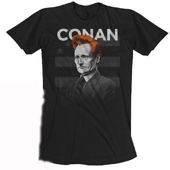 CONAN OBRIEN team coco tour Soft Fit T SHIRT NEW S M L XL authentic