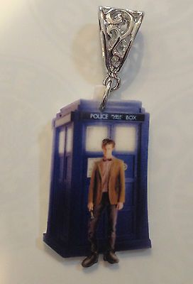 DR WHO MATT SMITH TARDIS PENDANT NECKLACE CHARMS