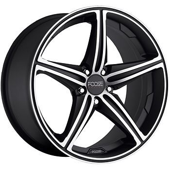 18x8 Black Foose Speed Wheels 5x120 +40 CHEVROLET EQUINOX CAMARO GMC