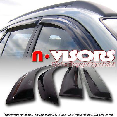 Rain/Sun Guard Vent Shade 4 Door Deflector Chevy Equinox 10 11 12