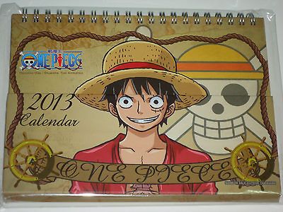 ONE PIECE 2013 Table Calendar Luffy Chopper Nami NEW g1