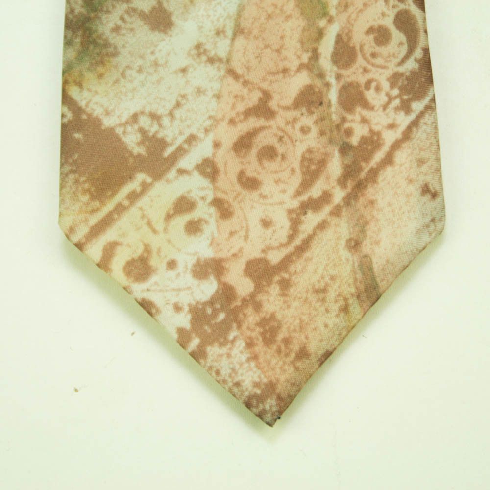 JEAN CLAUDE Vintage 80s Striped Abstract Design Man Tie