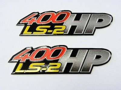 CHEVY TRAILBLAZER SS LS2 400HP ENGINE EMBLEMS BADGES