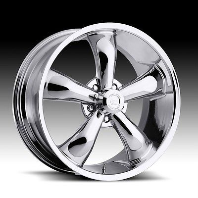 20 in Vision 142 Legend 5 Chrome Rims 5x4.5 5x114.3 +18