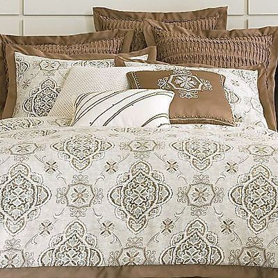 CINDY CRAWFORD PALACIO 8 PIECE KING COMFORTER SET