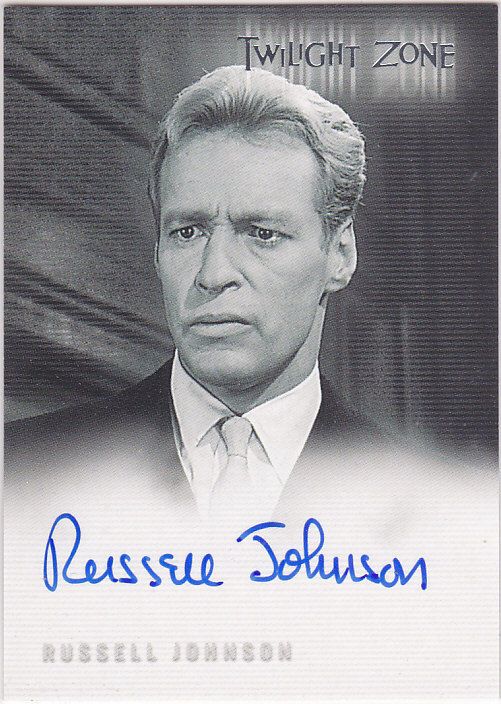 SERIES 4 SCIENCE & SUPERSTITION A80 RUSSELL JOHNSON AUTOGRAPH *LTD