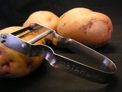 SWISS POTATO PEELER AUTHENTIC HIGH QUALITY STAINLESS STEEL rex star