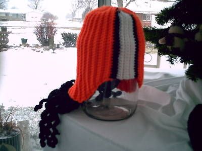 CROCHET PATTERN , CLEVELAND BROWNS FOOTBALL HELMET W/DRE