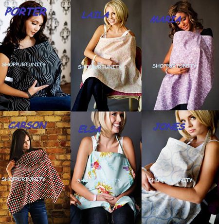 NEW UDDER COVERS BREASTFEEDING NURSING COVER COTTON 6 DIFFERENT