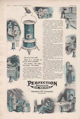 1911 STANDARD OIL PERFECTION HEATER HOME APPLIANCE BATH