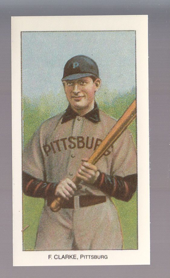 FRED CLARKE #2 Pittsburg 1988 CCC REPRINT 1909 11 T206 WHITE BORDER