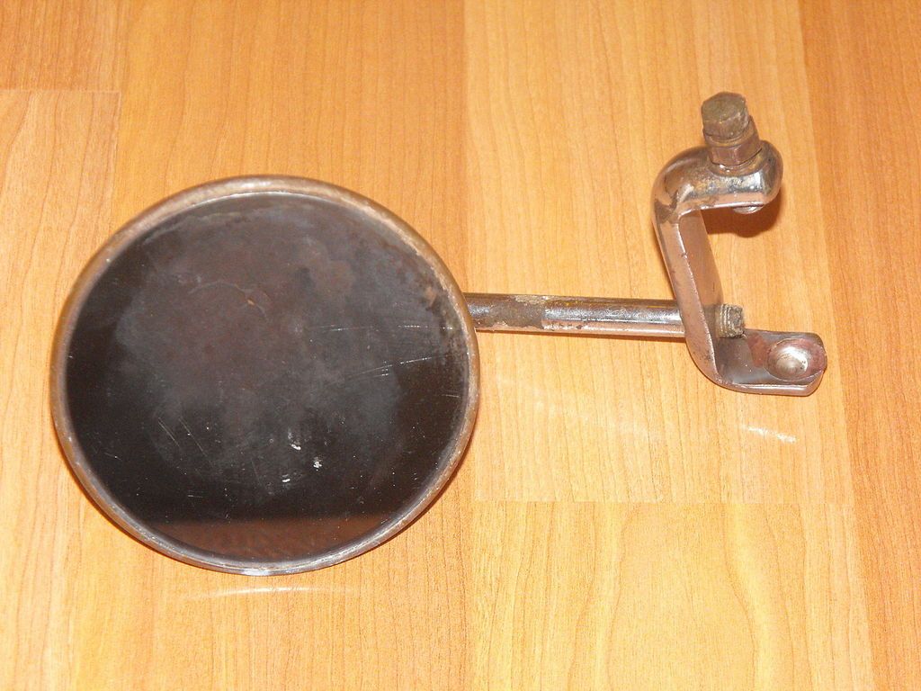 Old VTG Original Classic Car Side Mirror Automobile Salvaged Part