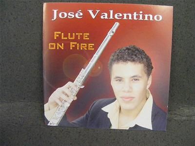 JOSE VALENTINO FLUTE ON FIRE JAZZ CLASSICAL MUSIC AUTOGRAPH SIGNED CD