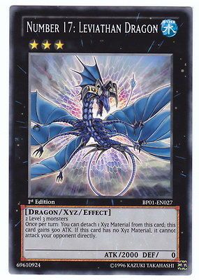 YUGIOH • Drago Leviatano Numero 17 • RARA ALBA EPICA