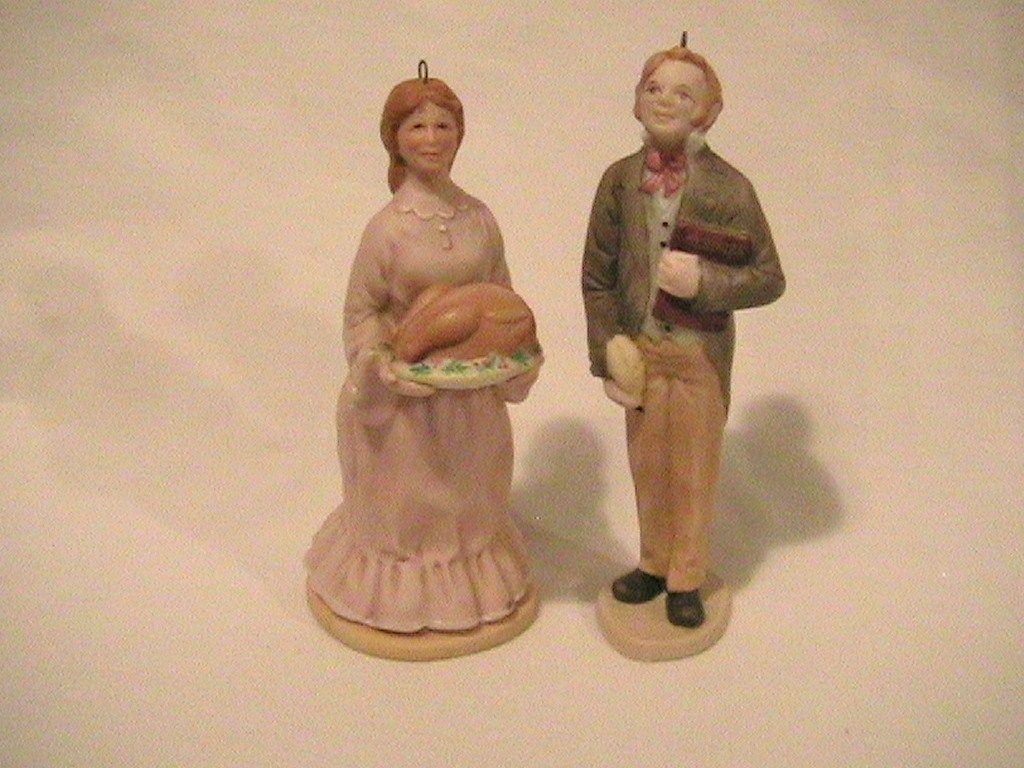 1991 HALLMARK ORNAMENTS ~ BOB & MRS. CRATCHIT