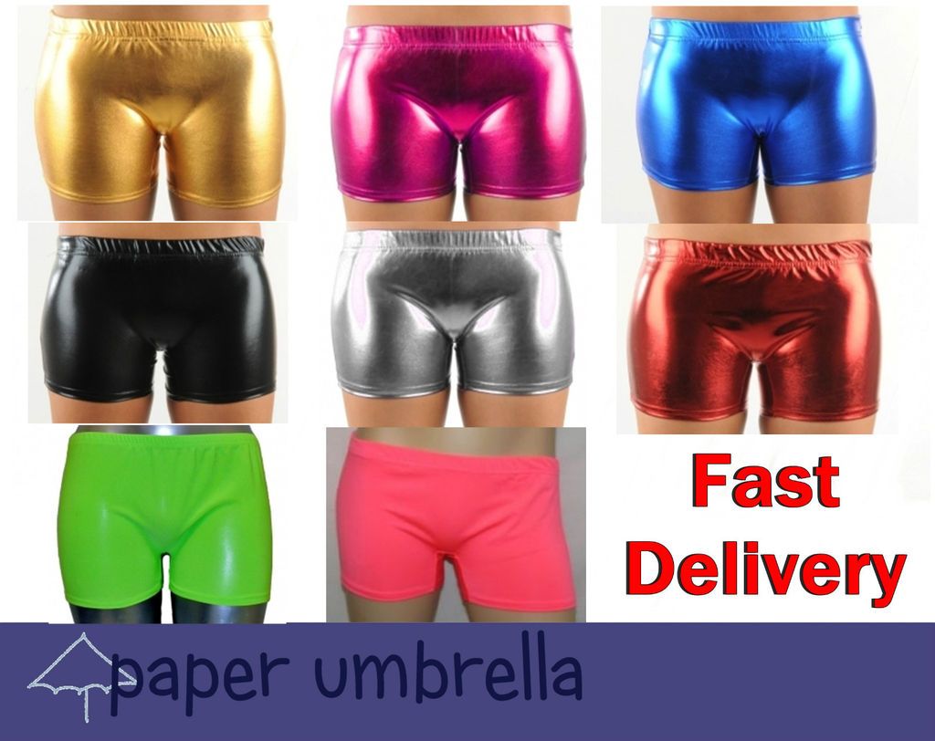 & Neon HOTPANTS Tutu Shorts Dance Rave Hen Party Club Stretch Shorts