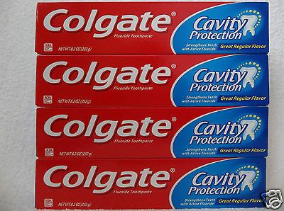 Colgate Cavity Protection Fluoride Toothpaste Great Regular Flavor 8.2