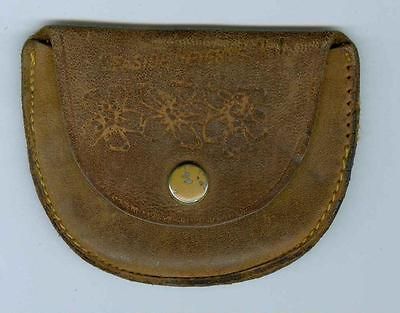 vintage SEASIDE HEIGHTS NJ souvenir LEATHER COIN PURSE