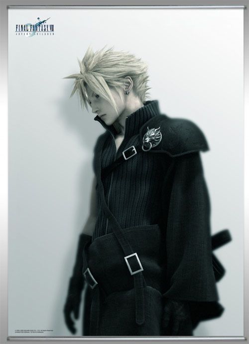 Final Fantasy Advent Children Cloud Wall Scroll