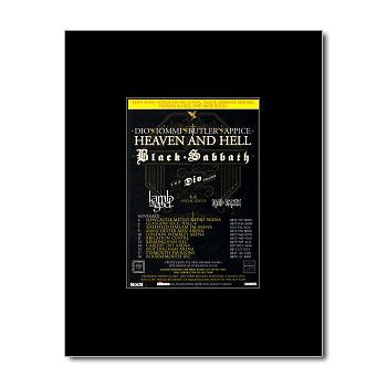 BLACK SABBATH   Heaven and Hell 2007   Black Matted Mini Poster